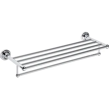 Držák na ručník Držák ručníků čtveratý Bemeta Retro s hrazdou 605 mm chrom