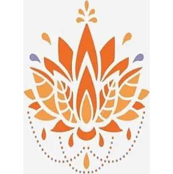 Plastová šablona, SYMBOL 10, 15x15 cm, 1 kus