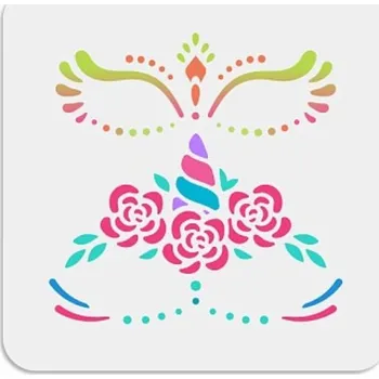 Plast. šablona, MASKA 1, 20x20 cm, 1ks