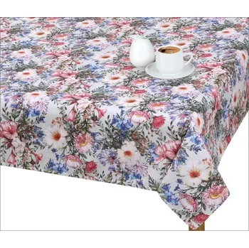 ubrus Ubrus EMA Modrá,Růžová - kulatý průměr 130 cm (foto viz dezén)