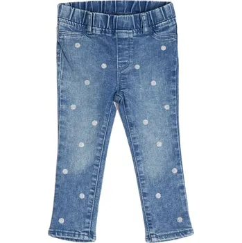 Dívčí džíny GAP V-JEG FOIL DOT 12-18M Modrá, Bílá