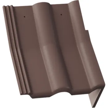 KM BETA Taška úžlabní okrajová pravá samet hnědá