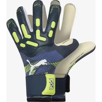Fotbal Brankářské rukavice Puma FUTURE PRO HYBRID tmavš modrá/bílá (9)