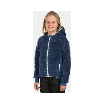 Chlapecká mikina Kilpi NORKA-JG tmavě modrá 146; Modrá mikina + DÁREK DLE VÝBĚRU!