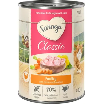 Krmivo pro psa 6x400g Feringa Classic Meat Menu - drůbeží
