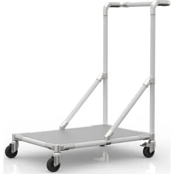 Manipulační podvozek s madlem 24041934 [šedá + stříbrné spojky] Vyberte barvu konstrukce:: modrá + černé spojky