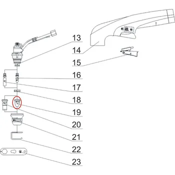 plazmová řezačka Dýza 1,0 pro hořák ABICUT 45