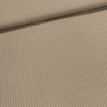 Směsový úplet hránkový STELA N6470, béžový, š.150cm (látka v metráži)