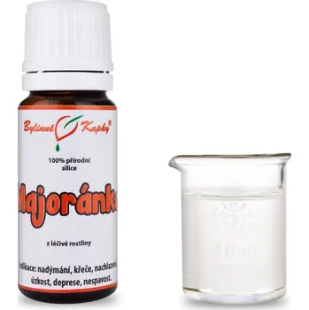 Bylinné kapky s.r.o. Majoránka 100 % přírodní silice - esenciální (éterický) olej 10 ml