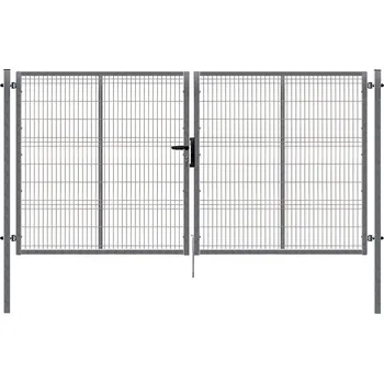 Dvoukřídlá brána 3D PILOFOR® pozinkovaná (Zn) - rozměr 4118 × 1545 mm