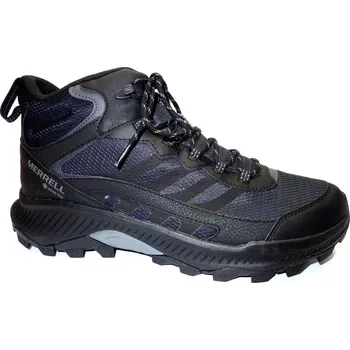 Pánské polobotky Obuv pro lehkou turistiku, Merrell, Speed Strike 2 Mid GTX, černá: Černá Ano Syntetika 33 49 EU (F) 50 G - standardní šíře (29346-29347)