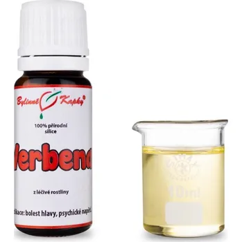 Bylinné kapky s.r.o. Verbena 100 % přírodní silice - esenciální (éterický) olej 10 ml | Bylinné kapky