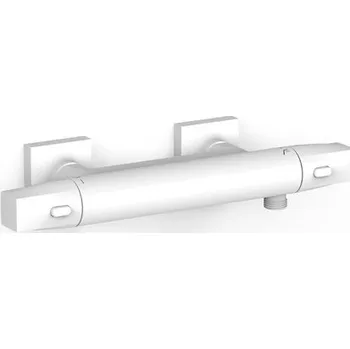 Vodovodní baterie Sprchová baterie TRES Over-Wall bez sprchového setu 150 mm bílá mat 19016405BM