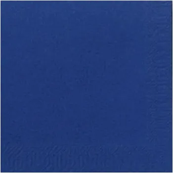 Papírový ubrousek Ubrousek 24 x 24 cm 2vrstvý tmavě modrý (300&nbsp;ks)