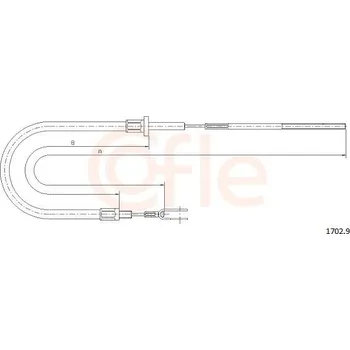 Auto-moto Tažné lanko, ovládání spojky COFLE 92.1702.9