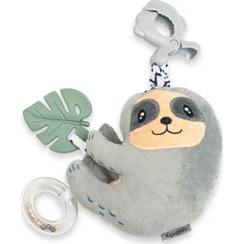 Hračka pro nejmenší Wiky Lenochod plyš s klipem New Baby Sloth 15cm