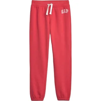 Dětské tepláky GAP SLIDE LOGO L Růžová, Bílá