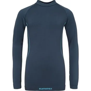 Dětské bezešvé termo triko Klimatex CHIKO SEAMLESS 128/134 Tmavě modrá, Světle modrá