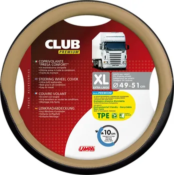 Potah na volant Potah na volant TRUCK 49-51cm, béžovo černý