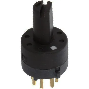 Elektroinstalační materiál SR09168SNG otočný přepínač