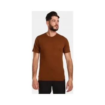 Pánské tričko Kilpi SLOPER-M hnědá XXXL; Hnědá triko + DÁREK DLE VÝBĚRU!