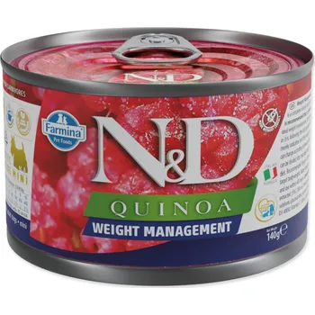Krmivo pro psa KONZERVA N&D DOG QUINOA WEIGHT MANAGEMENT 140g-KS