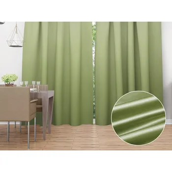 ubrus Saténový závěs LUX-051 Olivově zelený 140x140 cm