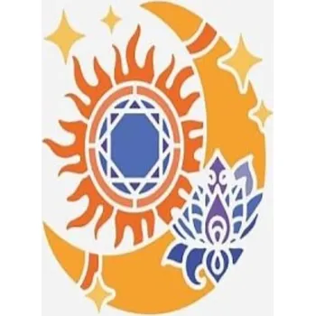 Plastová šablona, SYMBOL 7, 15x15 cm, 1 kus