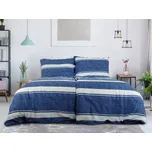 B.E.S. - Petrovice, s.r.o. Povlečení KREP 140x200 TOP CLASS - Blue line