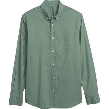 Pánská košile Pánská košile GAP STRETCH POPLIN XS Zelená