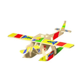 kreativní sada Dřevěná skládačka s obtisky - Hydroplan