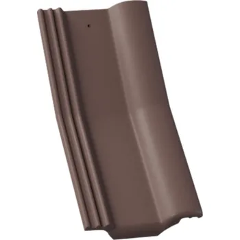 KM BETA Taška úžlabní základní půlená samet hnědá