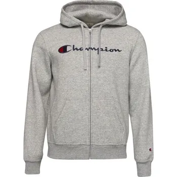 Pánská mikina Pánská mikina Champion SCRIPT SHOP M Šedá, Tmavě modrá, Červená