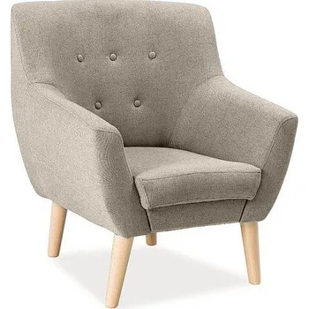 Křeslo Béžové relaxační křeslo AMBER 1 LINEA 03