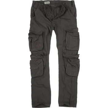 Kalhoty Airborne Vintage Slimmy - antracitové, S