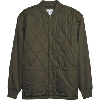 Pánská bunda GAP V-QUILTED S Khaki