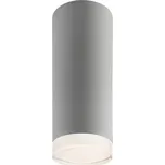 Šedé stropní svítidlo se skleněným stínítkem - LAMKUR ID_1471974