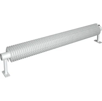 Radiátor Radiátor žebrový Isan Spiral RA1 57 x 137 x 700 mm, 310 W, na zem, bílá
