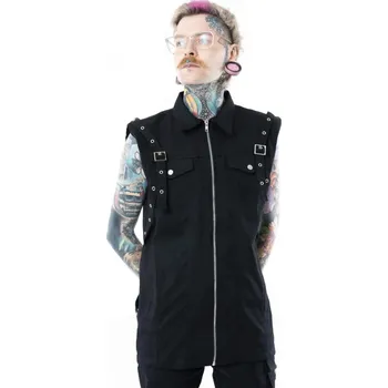 Pánská vesta vesta pánská VIXXSIN - CRUSOE - BLACK