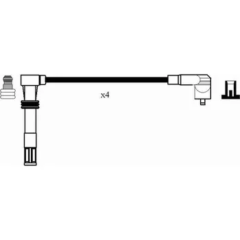 Zapalovací kabel Sada kabelů pro zapalování NGK RC-AD201