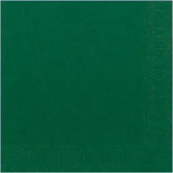Papírový ubrousek Ubrousek 33 x 33 cm 2vrstvý tmavě zelený (125&nbsp;ks)