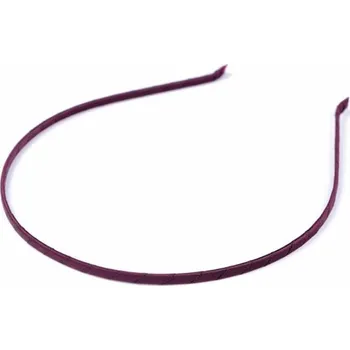 Čelenka Saténová čelenka do vlasů bordó