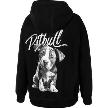 Dámská mikina PITBULL WEST COAST Dámská mikina oversize Puppy - černá - PWC_OHAPUPPY_BLK Velikosti: L
