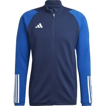 Pánská móda Pánská fotbalová mikina adidas TIRO 23 TOP S Tmavě modrá, Modrá, Bílá