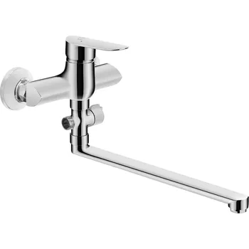 Vodovodní baterie Laveo Appia, vanová/sprchová baterie nástěnná h-185, chromová, LAV-BLP_01FD
