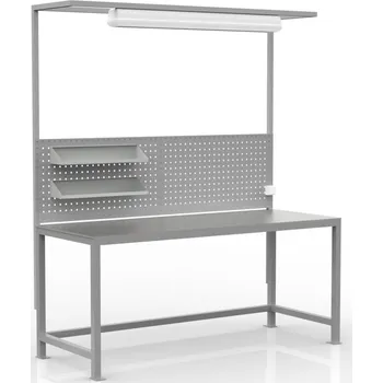 Dílenský stůl Svařovaný dílenský stůl s nástavbou 23080101