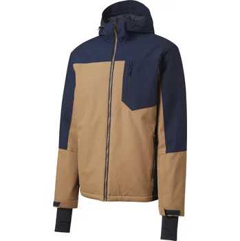 CRIVIT Pánská lyžařská bunda (L(52/54), navy modrá / žlutá)