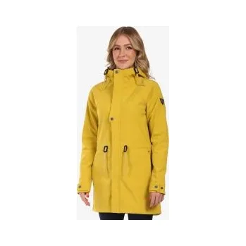 Dámská casual bunda Kilpi LASIKA-W zlatá WL0136KI 34; Žlutá kabát + DÁREK DLE VÝBĚRU!