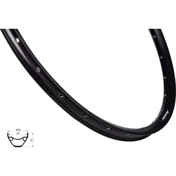 Ráfek na kolo ráfek REMERX RX 3027 DISC 584x27, 28děr, černý