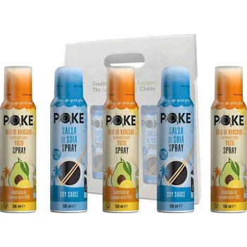 Rostlinný olej POKE oleje ve spreji Mantova - dárková sada 2 druhů